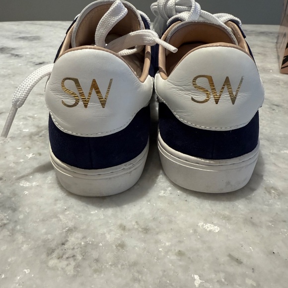 Stuart Weitzman Daryl Sneaker – Nice Blue Suede – Size 6 (EU 36) - Picture 5 of 7